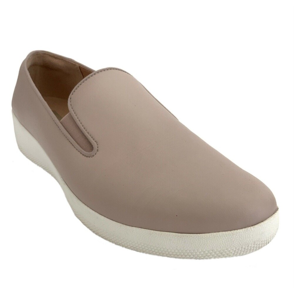Fitflop Loafers Women Size 10M Pink Leather Slip-on Comfort Shoes